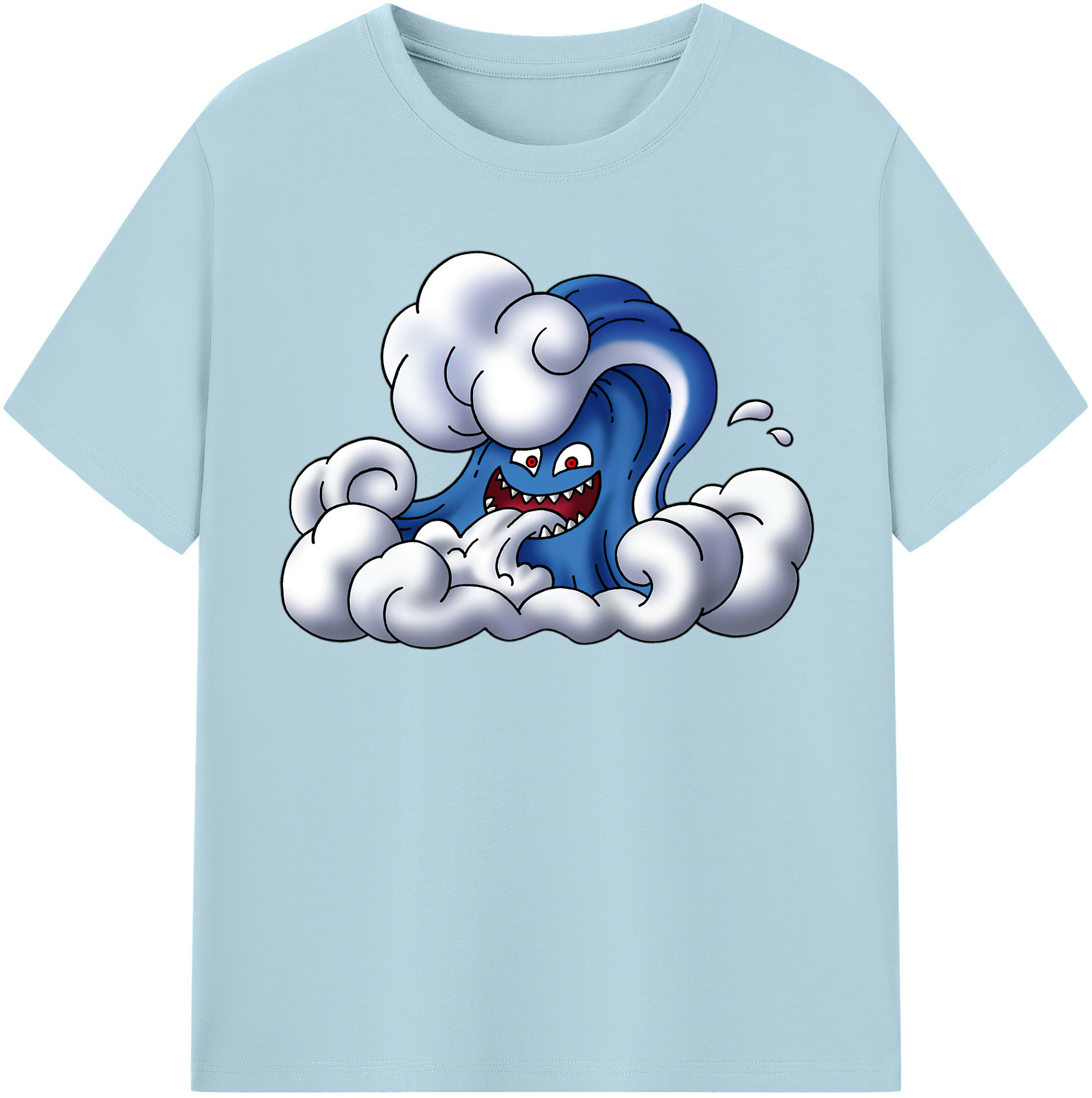 （画像用） ドラゴンクエスト Doragon Kuesuto Dragon Quest 綿100％半袖Tシャツ（フロントプリント）